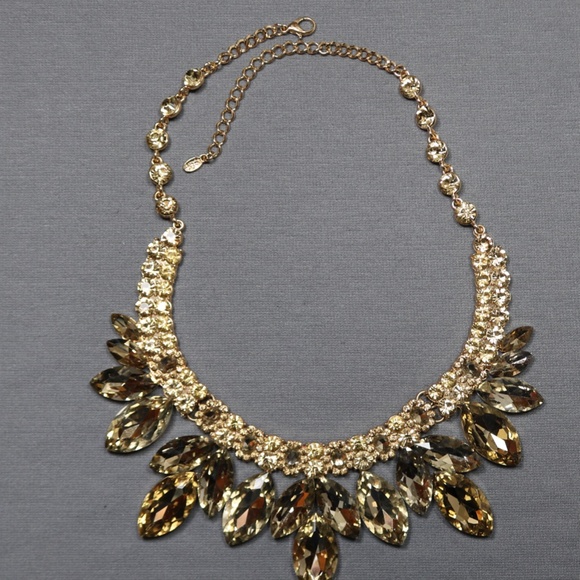 rhinestone statement necklace POFJ - Picture 2 of 5
